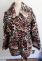 1980's- 90's Fu Da Silk Double Breasted Tiger Coat Never Worn With Tags