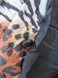 1980's- 90's Fu Da Silk Double Breasted Tiger Coat Never Worn With Tags