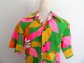 Vintage Mod Wild Malhini Hawaiian Shirt Sz. Small