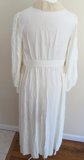 1940's Rayon Nightgown and Robe Peignoir Set As Is