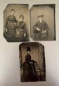 Tin Type Photos Perturbed Dapper Gentleman Yong Girl And Sisters?