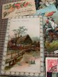 Vintage Trade Card Lot Advertising Ephemera