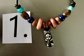 Sterling Silver Tiki Pendant Beaded Necklace Hand Made Never Worn