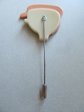 Vintage Lea Stein ? Chauffeur Stick Pin Andy Cap 