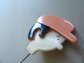 Vintage Lea Stein ? Chauffeur Stick Pin Andy Cap 