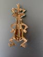 Vintage Anthropomorphic Celery Google Eyes Pin Figural