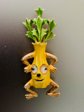 Vintage Anthropomorphic Celery Google Eyes Pin Figural