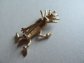 Vintage Anthropomorphic Winking Carrot Pin Napier Signed Figural