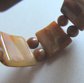 Vintage Bakelite Necklace and Matching Bracelet Peanut Butter