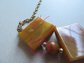 Vintage Bakelite Necklace and Matching Bracelet Peanut Butter