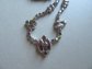 Vintage 1950's Jay Flex Sterling  Silver Rhinestone Necklace Was Lengthened