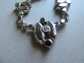 Vintage 1950's Jay Flex Sterling  Silver Rhinestone Necklace Was Lengthened