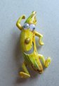 Anthropomorphic Rotten Banana Google Eyes Pin 