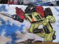 Vintage Transformers Curtains Pair 1980's Toys