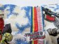 Vintage Transformers Curtains Pair 1980's Toys