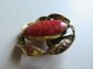 Vintage Art Glass Sandor Signed Pin Brooch