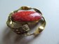 Vintage Art Glass Sandor Signed Pin Brooch