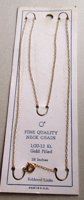 Vintage 1/20th 12k Gold Filled 18" Chain Never Worn
