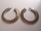 1990's Spikey Rhinestone Pierced New Wave Earrings Never Worn