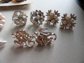 Vintage Earrings Lot Cluster Coro Lisner Clip and Screwbacks