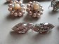 Vintage Earrings Lot Cluster Coro Lisner Clip and Screwbacks