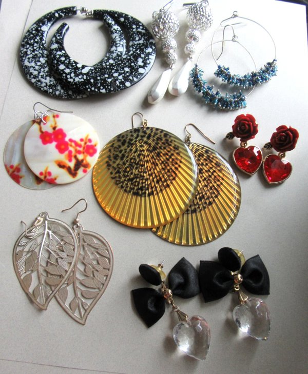 Vintage 1990's Pierced Earrings Lot Never Worn