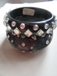 Lucite Rhinestone Bangle Bracelets Never Worn