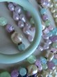 1980's Lucite Jewelry Lot Necklaces Bangle Bracelet