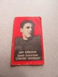 Topps 1950 Gary Kerkorian Felt Back Miniature Football Card RARE BLANK BACK!