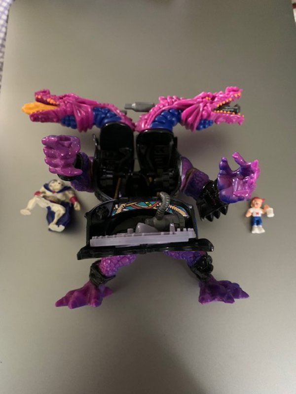 Mighty Max Double Demon Hydra "Head to Head" Battle Warrior 95% Complete Bluebird 1994