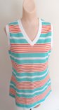 Vintage Catalina 1970's Sleeveless V-Neck Summer Blouse
