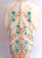 1970's Mod Style Print Sleeveless Summer Blouse Vintage Clothing