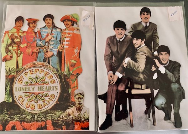 Beatles Fold Out Cards Sgt. Peppers or Fab Four Your Choice 1995 Triangle Ent.