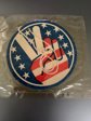 Vintage 1990's Flag Style Peace Sign Air Freshener Never Used Sealed