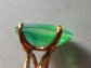 Greenish Blue Pear Shaped Fashion RCocktail ing Never Worn