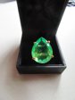 Greenish Blue Pear Shaped Fashion RCocktail ing Never Worn