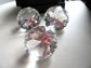 Oleg Cassini Three Diamond Shaped Crystal Paperweights Set 
