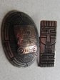 Vintage Mayan? Tiki Sterling Single Cufflink
