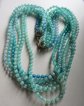 Vintage 1960's Ocean Bubbles Multi Strand Necklace