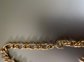 Vintage Napier Signed Large Link Long Gold Tone Chain Travel Safe Jewelry