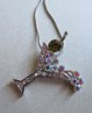 Austrian Crystal Rhinestone Martini Pendant Chain Necklace Circa 2000 Y2K Never Worn