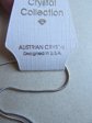 Austrian Crystal Rhinestone Martini Pendant Chain Necklace Circa 2000 Y2K Never Worn
