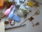 Junk Drawer Lot Bubble Gum Charms 1939 World's Fair Cabochon Wade and More!