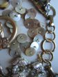 Vintage Pieces Lot Stampings and More Jewelry Craft Making Supplies