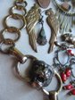 Vintage Pieces Lot Stampings and More Jewelry Craft Making Supplies
