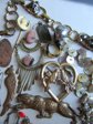 Vintage Pieces Lot Stampings and More Jewelry Craft Making Supplies