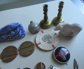 Vintage Collectibles Lot Elvis Perfume Indian Head Penny 1887 Golden Nugget Casini Chip Wade and More