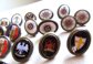 Vintage Enameled Canterbury Collar Hat or Tie Clip Collection Rare!