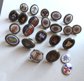 Vintage Enameled Canterbury Collar Hat or Tie Clip Collection Rare!