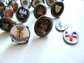 Vintage Enameled Canterbury Collar Hat or Tie Clip Collection Rare!